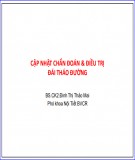 Bài giảng Cập nhật chẩn đoán và điều trị đái tháo đường