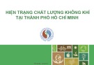 Bài giảng Hiện trạng chất lượng không khí tại thành phố Hồ Chí Minh