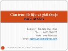 Bài giảng Cấu trúc dữ liệu và giải thuật – Bài 2: Mảng