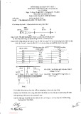 Đề thi học kỳ I năm 2014 - 2015 môn Thiết kế đường dây và trạm biến áp - Đề số 1