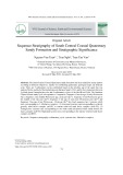 Sequence stratigraphy of south central coastal quaternary sandy formation and stratigraphic significance