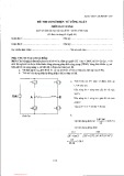 Đề thi cuối học kỳ năm 2016 môn Cơ sở điện tử công suất