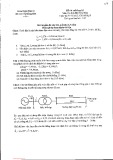 Đề thi cuối học kỳ môn Ổn định hệ thống điện
