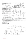 Đề kiểm tra cuối học kỳ môn Mạch điện tử 1