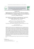 Implementation of tropical cyclone detection scheme to CCAM model for seasonal tropical cyclone prediction over the Vietnam East Sea