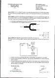 Đề thi cuối học kỳ I - 2015 môn Linh kiện điện tử Viba