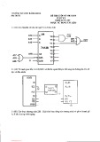 Đề thi cuối học kỳ I năm 2014 môn Vi xử lý