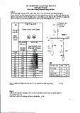 Đề thi môn Thiết bị điện trong phân phối điện - Học kỳ II năm học 2013-2014