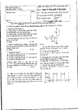 Đề kiểm tra giữa học kỳ môn Điện tử công suất và ứng dụng