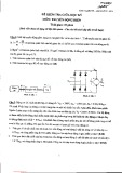 Đề kiểm tra giữa học kỳ môn Truyền động điện - Năm 2014