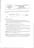 Đề kiểm tra học kỳ 2 năm học 2015 - 2016 môn Cơ sở tự động