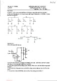 Đề kiểm tra cuối kỳ môn Điện tử tần số vô tuyến điện