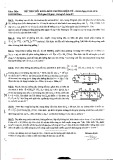 Đề thi cuối khóa môn Trường điện từ - Lớp DD13