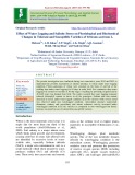 Effect of water logging and salinity stress on physiological and biochemical changes in tolerant and susceptible varieties of Triticum aestivum L.
