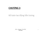 Bài giảng Kế toán tài chính 1 - Chương 3: Kế toán lao động tiền lương