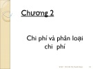 Bài giảng Kế toán quản trị: Chương 2 - ThS Hồ Thị Thanh Ngọc