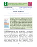 Antinutrient and mineral content of thirteen different varieties of pearl millet locally grown in Haryana, India
