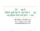 Bài giảng Kinh tế môi trường: Chương 5 - Nguyễn Quang Hồng