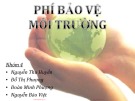 Bài thuyết trình Phí bảo vệ môi trường