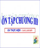 Bài giảng Giải tích 12 - Tiết 64: Ôn tập chương 3