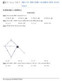 Trắc nghiệm Hình học 7 - Chương 2: Tam giác
