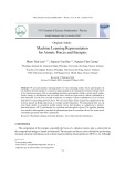 Machine learning representation for atomic forces and energies