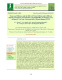 Water-use efficiency and the effect of water deficits under different planting techniques on productivity and profitability of chickpea (Cicer arietinum L.) in Typic ustochrept soil of morena region of M.P.
