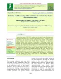 Estimated yield forecasting of rice and wheat for central Uttar Pradesh using statistical modal