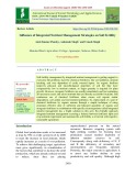 Influence of integrated nutrient management strategies on soil fertility