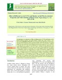 Effect of different level of N P K and biochar on soil physico-chemical properties and yield attribute of black gram (Vigna mungo L.) var KPU 07-08