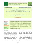 Study on interaction effect of sulphur and zinc on different parameters of greengram under rainfed condition