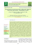 Nitrogen dynamics and soil nutrient status as influenced by tillage and inm practices under soybean - Cotton rotation in vertisol