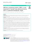 UBR-box containing protein, UBR5, is overexpressed in human lung adenocarcinoma and is a potential therapeutic target