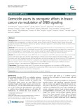 Dermcidin exerts its oncogenic effects in breast cancer via modulation of ERBB signaling