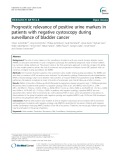 Prognostic relevance of positive urine markers in patients with negative cystoscopy during surveillance of bladder cancer