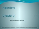Lecture Discrete mathematics and its applications - Chapter 3: Algorithms