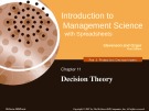 Lecture Introduction to Management Science with Spreadsheets: Chapter 11 - Stevenson, Ozgur