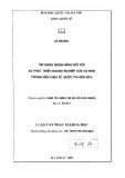 Luận văn Thạc sĩ Kinh tế: Tín dụng ngân hàng đối với sự phát triển doanh nghiệp vừa và nhỏ trong nền kinh tế nước ta hiện nay