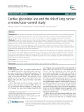 Cardiac glycosides use and the risk of lung cancer: A nested case-control study