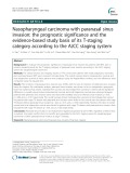 Nasopharyngeal carcinoma with paranasal sinus invasion: The prognostic significance and the evidence-based study basis of its T-staging category according to the AJCC staging system