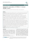 Epigenetic inactivation of ST6GAL1 in human bladder cancer