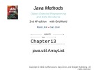 Lecture Java methods: Object-oriented programming and data structures (2nd AP edition): Chapter 13 - Maria Litvin, Gary Litvin