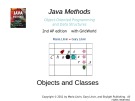 Lecture Java methods: Object-oriented programming and data structures (2nd AP edition): Chapter 3 - Maria Litvin, Gary Litvin
