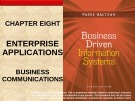 Lecture Business driven information systems (4/e): Chapter 8 - Paige Baltzan