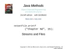 Lecture Java methods: Object-oriented programming and data structures (2nd AP edition): Chapter 15 - Maria Litvin, Gary Litvin