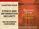 Lecture Business driven information systems (4/e): Chapter 4 - Paige Baltzan
