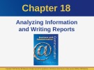 Lecture Business and administrative communication: Chapter 18 - Kitty O. Locker, Donna S. Kienzler