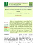 Agronomic management of water chestnut (Trapa natans L.): A review