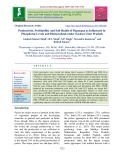 Productivity, profitability and soil health of pigeonpea as influenced by phosphorus levels and bioinoculants under Eastern Uttar Pradesh