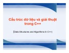 Bài giảng Cấu trúc dữ liệu và giải thuật trong C++ - Bài 1: Bài mở đầu